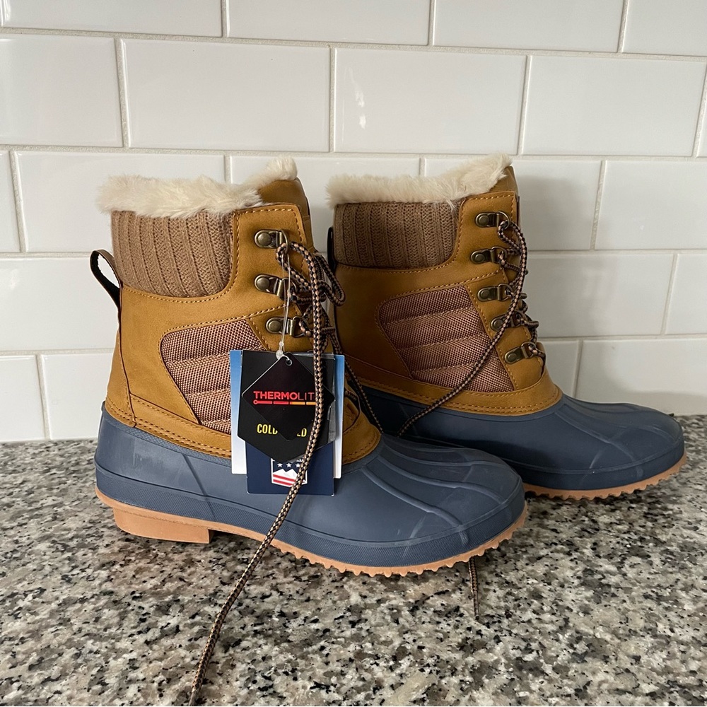 Khombu Winter Boots Mid-Calf Thermolite